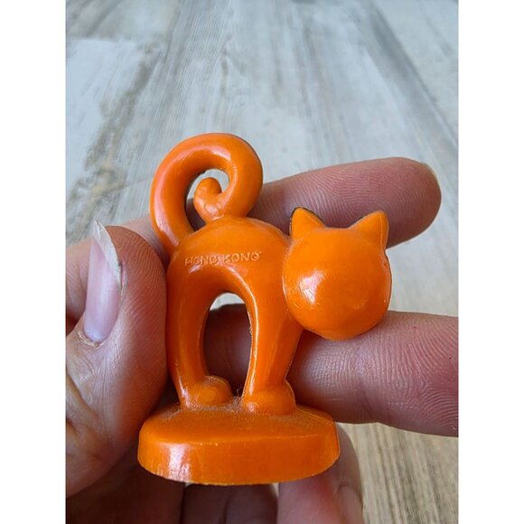 Vintage rosbro Cat Halloween plastic cake topper decor - Picture 6 of 8